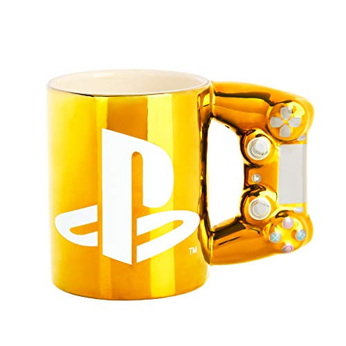 Playstation Gold Controller Coffee Mug