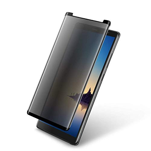 Galaxy Note 8 Privacy Anti-Spy Tempered Glass Screen Protector, YCFlying [9H Hardness][Bubble Free][Anti-Scratch][Anti-Fingerprint] Tempered Glass Screen Protector for Samsung Galaxy Note8 (Black)