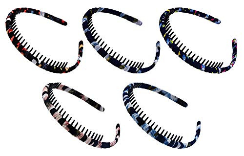 STHUAHE Woman 5PC Bohemia Style Protection Resin Teeth Comb Hair Hoop Hairband Headband Hair Accessories by Beauty Hair (5 Colors) STHUAHE Woman 5PC Bohemia Style Protection Resin Teeth Comb Hair Hoop Hairband Headband Hair Accessories by Beauty Hair (5 Colors)