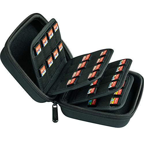 Butterfox Switch Game Card Case, 64 Slots, Storage Holder Hard Case for Nintendo Switch or PS Vita Or SD Memory Card