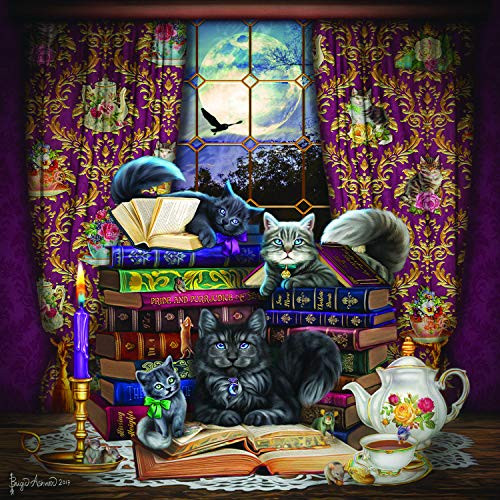Storytime Cats 500 pc Jigsaw Puzzle by SUNSOUT INC