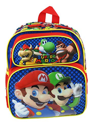 Super Mario Bros. 12" Mid Size Backpack - Mario Madness - 21121