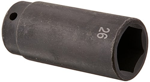 SK Hand Tool 34276 1/2-Inch Drive Deep Impact Socket, 26mm