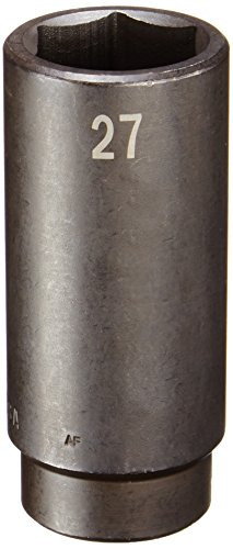 SK Hand Tool 34277 1/2-Inch Drive Deep Impact Socket, 27mm