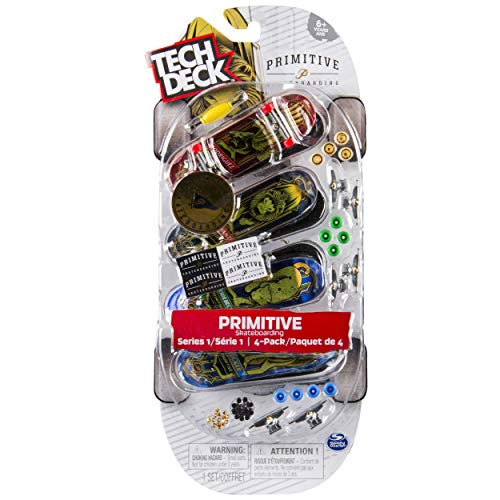 TECH DECK - 96mm Fingerboards - 4-Pack - Primitive