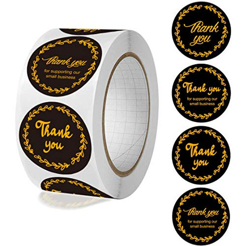 Thank You Stickers|4 Designs Seal Stickers|500Pcs 1 inch Round Thank You Labels Roll Thank You for Supporting My Small Business Labels, Custom Sticker for Bakeries, Crafters & Small Business Owners Thank You Stickers|4 Designs Seal Stickers|500Pcs 1 inch Round Thank You Labels Roll Thank You for Supporting My Small Business Labels, Custom Sticker for Bakeries, Crafters & Small Business Owners