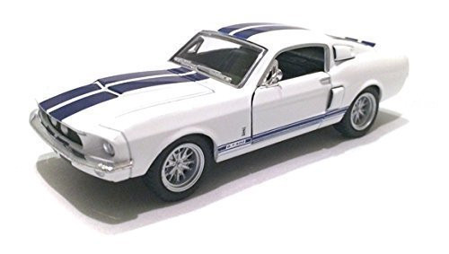 Scale 1/38 1967 Ford Shelby Mustang GT-500 diecast car White