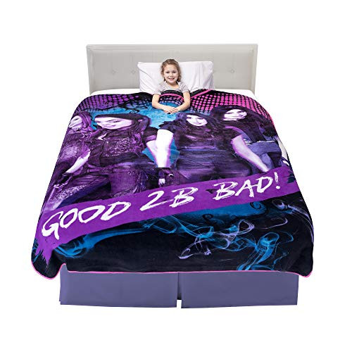 Franco Kids Bedding Super Soft Plush Microfiber Blanket, Twin/Full Size 62" x 90", Disney Descendants 3 Franco Kids Bedding Super Soft Plush Microfiber Blanket, Twin/Full Size 62" x 90", Disney Descendants 3