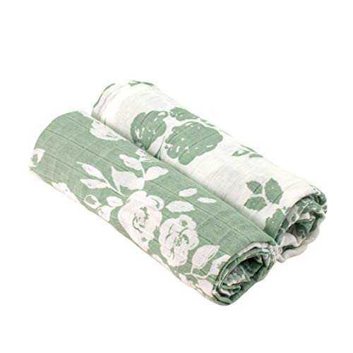 Bebe au Lait Classic Muslin Swaddle Blankets - Vintage and Modern Floral