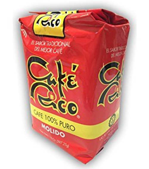 Cafe Rico - Ground Coffee from Puerto Rico, Medium Roast - 2 pounds VALUE PACK (4 - 8 Oz Packs)