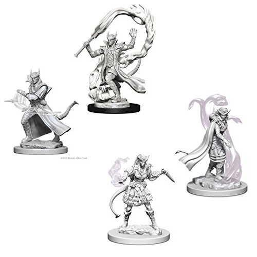 Dungeons & Dragons Nolzur's Marvelous Unpainted Miniatures Bundle: Tiefling Male Sorcerers & Tiefling Female Sorcerers Dungeons & Dragons Nolzur's Marvelous Unpainted Miniatures Bundle: Tiefling Male Sorcerers & Tiefling Female Sorcerers