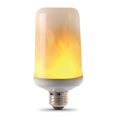 Feit Electric 3W Non Dimmable 80 Lumens Flame Effect LED Light Bulb, 1500K