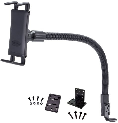 ARKON Car Seat Rail or Floor Mount Holder for iPad Mini or iPhone Xs Max XS XR X Retail Black