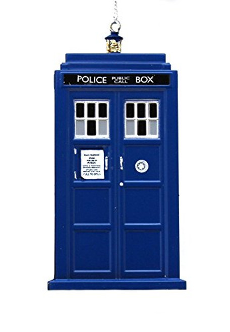 Kurt Adler 4.5-inch Doctor Who Tardis Blow Mold Plastic Ornament Kurt Adler 4.5-inch Doctor Who Tardis Blow Mold Plastic Ornament