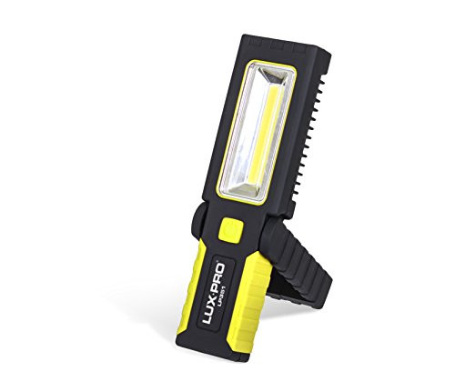 LUX-PRO LP351 200 Lumen Broadbeam LED Magnetic Work Light Flashlight