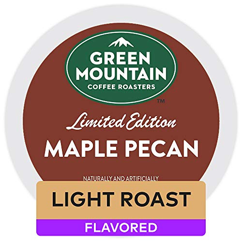 Green Mountain Coffee Roasters Maple Pecan, Single-Serve Keurig K-Cup Pods, Flavored Light Roast Coffee, 72 Count