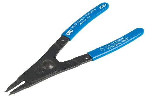OTC 0200 Snap Ring/Retaining Ring Pliers - .038 Diameter Straight Tip - External