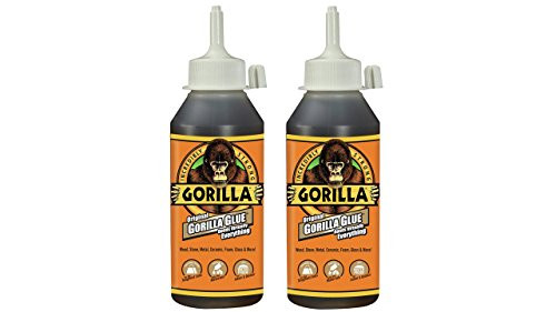 Gorilla Original Waterproof Polyurethane Glue, 8 ounce Bottle, Brown, (Pack of 2) Gorilla Original Waterproof Polyurethane Glue, 8 ounce Bottle, Brown, (Pack of 2)