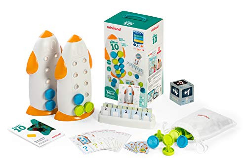Miniland Educational - The Rocket 10, Arithmetic Game for Children