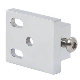 CRL CAB11SA Cabo Satin Anodized Wall Mount Bracket for Soft Slide Shower Door System
