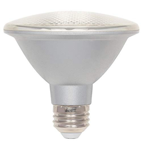 Westinghouse Lighting 5004100 10 75 PAR30S Neck Dimmable Outdoor Bulb Energy Star, Medium Base 65 Watt Indoor Equivalent LED Flood Light, Clear
