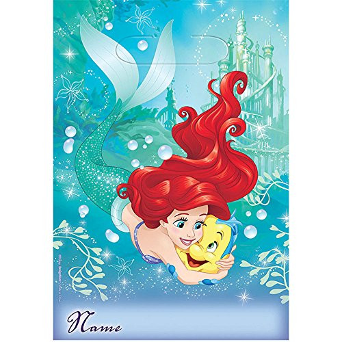 Disney Ariel The Little Mermaid Dream Big Loot Bags 8 pieces Party Supplies