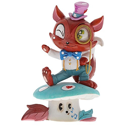 Enesco The World of Miss Mindy Mr. Fox Stone Resin Figurine, Multicolor