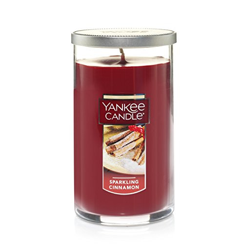 Yankee Candle Medium Perfect Pillar Candle, Sparkling Cinnamon