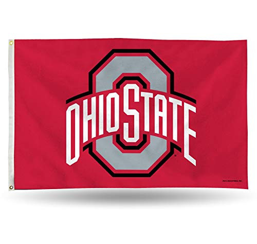 NCAA Rico Industries 3-Foot by 5-Foot Single Sided Banner Flag with Grommets, Ohio State Buckeyes,Team Color,3' x 5' NCAA Rico Industries 3-Foot by 5-Foot Single Sided Banner Flag with Grommets, Ohio State Buckeyes,Team Color,3' x 5'