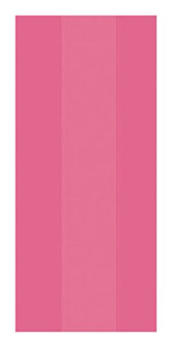 amscan Cello Party Bag, Large | Bright Pink | Party Accessory | 300 Ct.