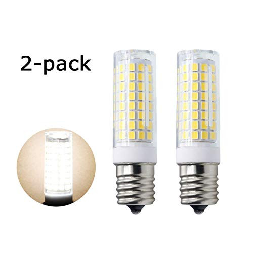 e17 Bulb, Dimmable E17 LED (88SMD) 8.5W, 120v 40W Equivalent, Microwave Appliance Compatible Bulb (Pack of 2) (Daylight White)