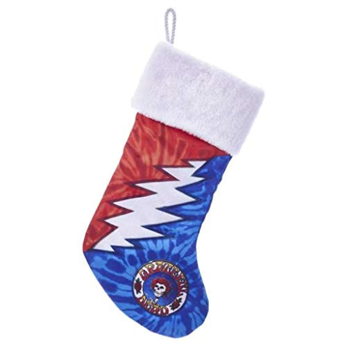 Kurt Adler 19" Grateful Dead Bolt Print Stocking