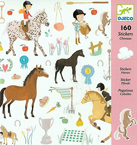 Djeco DJ08881 Stencils-Horses Novelty