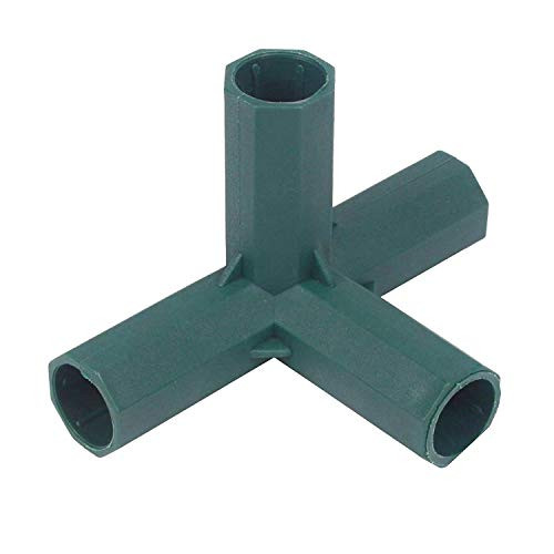 10Pcs 11mm/16mm Greenhouse Frame Connectors PVC Building Fitting 3 Way