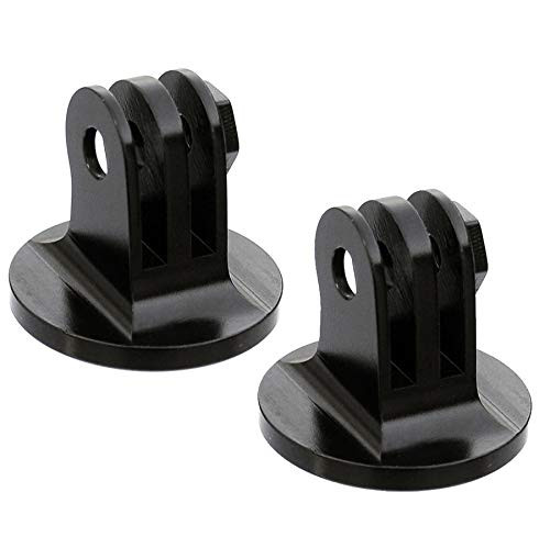(2 Packs) Fotasy CNC Aluminum Alloy Tripod Adapter for GoPro Cameras, Metal Tripod Mount Adapter for GoPro Hero Cameras HERO2 HERO3 Hero4 Hero5 hero6 Hero7 (2 Packs) Fotasy CNC Aluminum Alloy Tripod Adapter for GoPro Cameras, Metal Tripod Mount Adapter for GoPro Hero Cameras HERO2 HERO3 Hero4 Hero5 hero6 Hero7