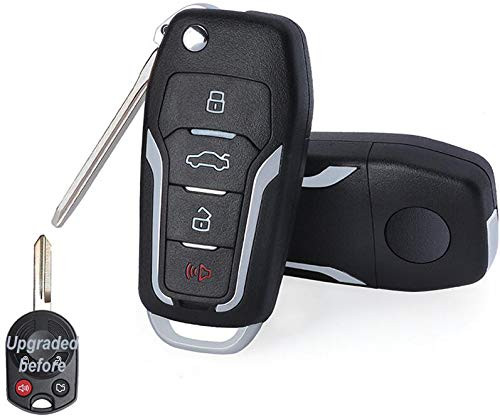Keymall Keyless Entry Replacement Upgraded Flip Remote Car Key Fob 315MHz 4D63 80 Bit Chip for Ford Lincoln Mazda Mercury, OUCD6000022