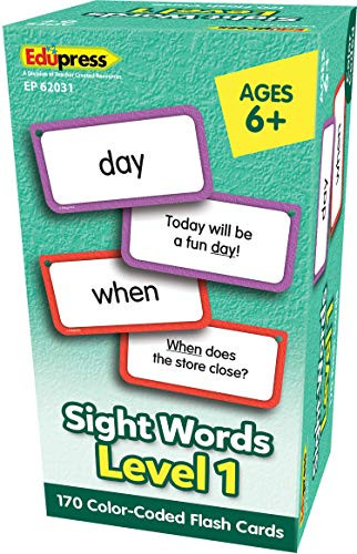Teacher Created Resources Sight Words Flash Cards - Level 1, Model: EP62031
