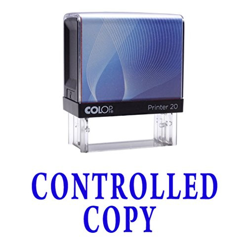 Controlled Copy Self Inking Rubber Stamp Custom Colop Office Stationary P20 Mini Stamper