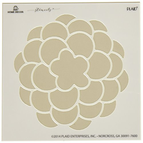 FolkArt Home Decor Stencil, 34954 Camelia