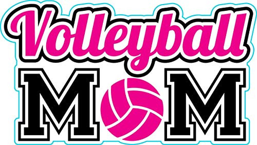 Die Cut Volleyball Mom Vinyl Decal, Volleyball Bumper Sticker, Beach Volley Ball Mom Coach Gift Die Cut Volleyball Mom Vinyl Decal, Volleyball Bumper Sticker, Beach Volley Ball Mom Coach Gift