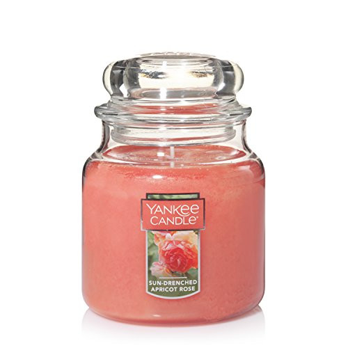 Yankee Candle Medium Jar Candle, Sun-Drenched Apricot Rose