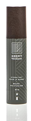 KEEPIT HANDSOME Beard Moisturizer, Hydrates the beard and underlying skin, 1.7 oz (50 ml)
