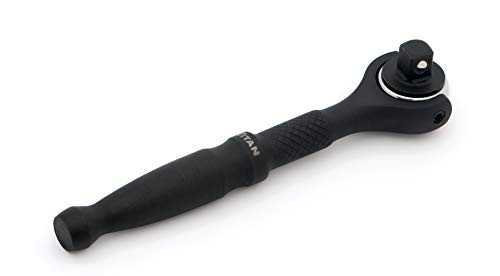 Titan 1/4-Inch Drive x 4-Inch Micro 90-Tooth Swivel Head Ratchet (11313)