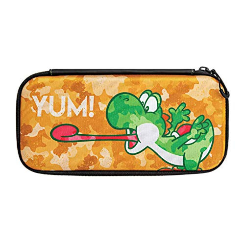 Nintendo Switch Camo Super Mario Bros Yoshi Slim Travel Case for Console and Games by PDP, 500-108