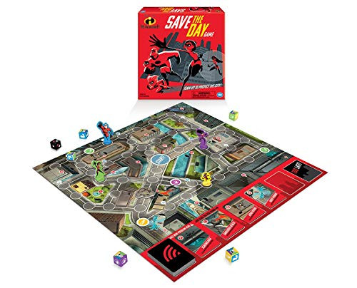 Wonder Forge Disney Pixar The Incredibles Save The Day Game Board for Boys & Girls Age 6 & Up