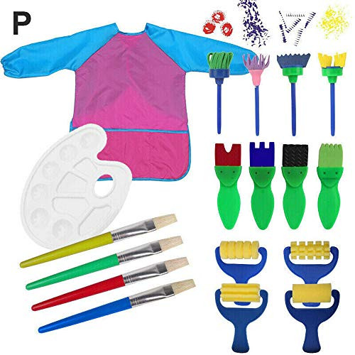 CHDHALTD Mini Sponge Painting Brushes Kit, Kids Painting Brushes Set,Sponge Drawing Paint Craft Brushes for Toddlers,Early Learning Painting Kits for Kids CHDHALTD Mini Sponge Painting Brushes Kit, Kids Painting Brushes Set,Sponge Drawing Paint Craft Brushes for Toddlers,Early Learning Painting Kits for Kids