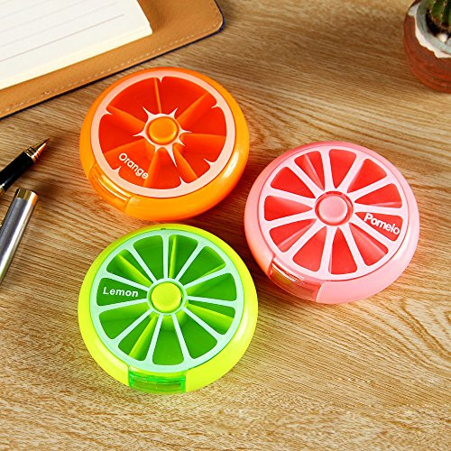 Pill Organizer Weekly 3 Times 7 Compartments Pill Case for Daily Or Travel Large Medicine Pill Boxes