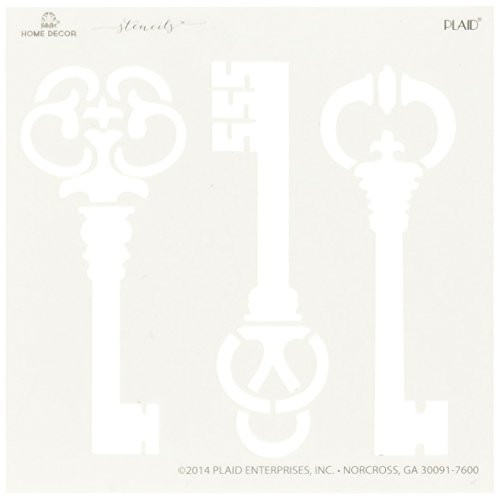 FolkArt Home Decor Stencil, 34952 Skeleton Keys