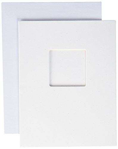 Hampton Art JB0830 Jillibean Soup Shaker Cards/Envelopes (6 Pack), Square, White