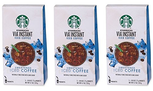 Starbucks VIA® Ready Brew Iced Coffee (3 Pack/Boxes) 5 Packets Each Box